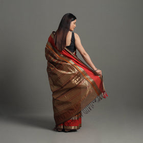  Handloom Cotton Zari Border Kanchipuram Saree Online