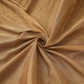 Handloom full tissue gold & silver zari stripes chanderi
