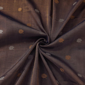 Handloom heavy tissue gold zari buti pure chanderi silk