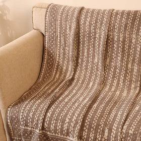  Brown Handloom Sofa Throws Blanket