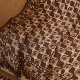 Brown Handloom Sofa Throws Blanket