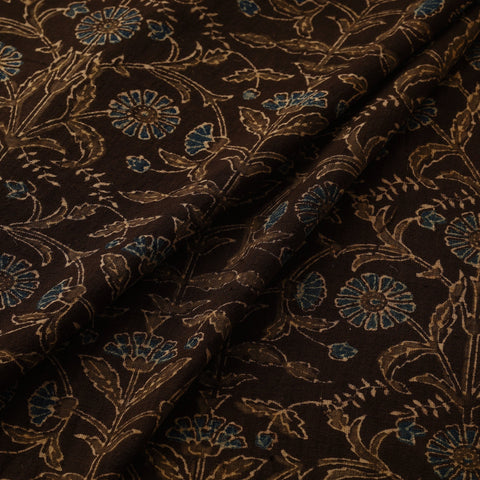 Handloom kala cotton natural dyed fabric 05 - handcrafted