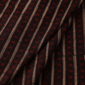 Handloom kala cotton natural dyed fabric 09 - handcrafted