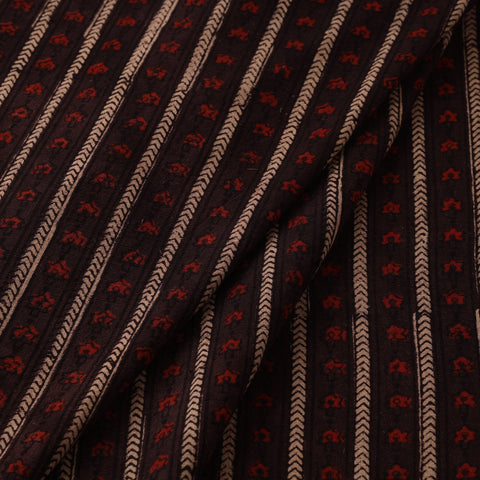 Handloom kala cotton natural dyed fabric 09 - handcrafted