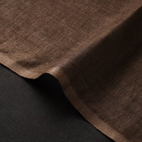Brown - handloom linen bhagalpuri fabric 01 - handcrafted