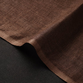 Brown - handloom linen bhagalpuri fabric 07 - handcrafted