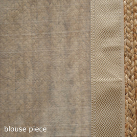 Brown - handloom maheshwari saree with zari border 02