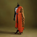 Handloom mercerised cotton pochampally ikat dupatta 17
