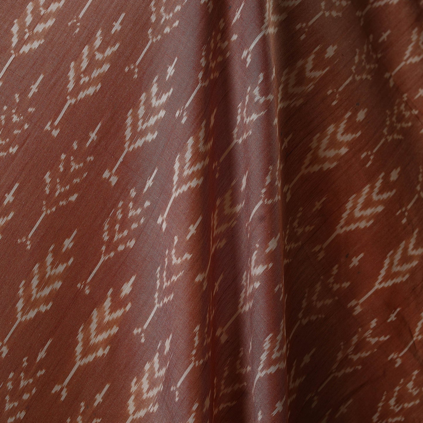 Handloom mercerised cotton pochampally ikat fabric 04