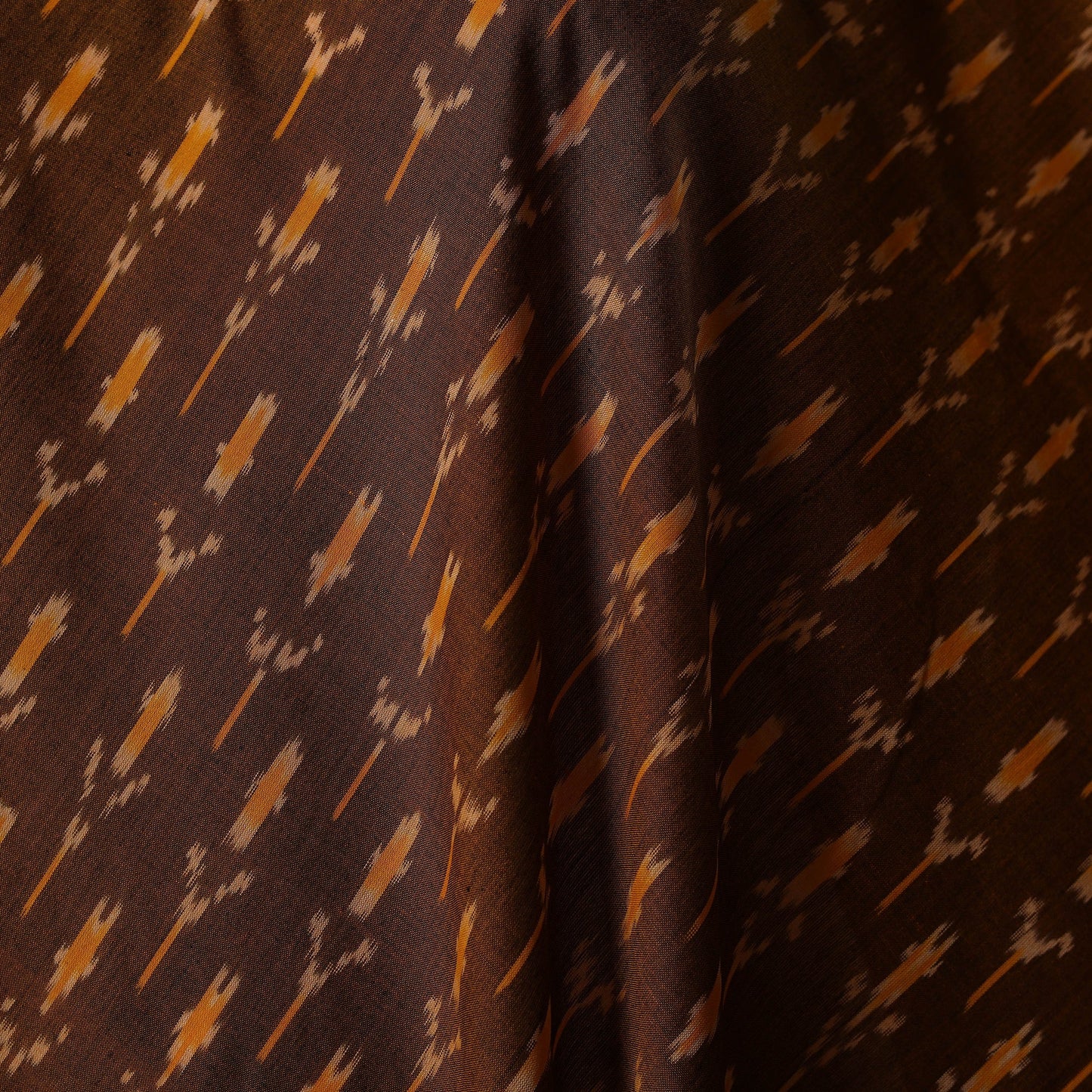 Handloom mercerised cotton pochampally ikat fabric 11