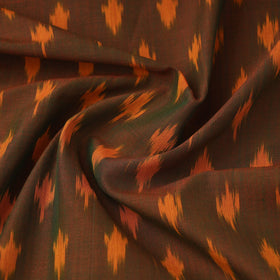 Handloom Mercerized Cotton Pochampally Ikat Fabric