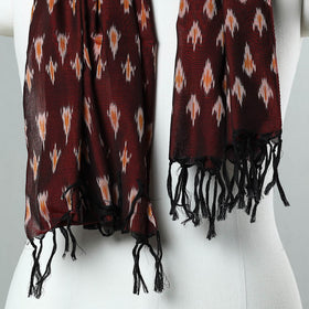 Buy Handloom Mercerized Cotton Pochampally Ikat Stole