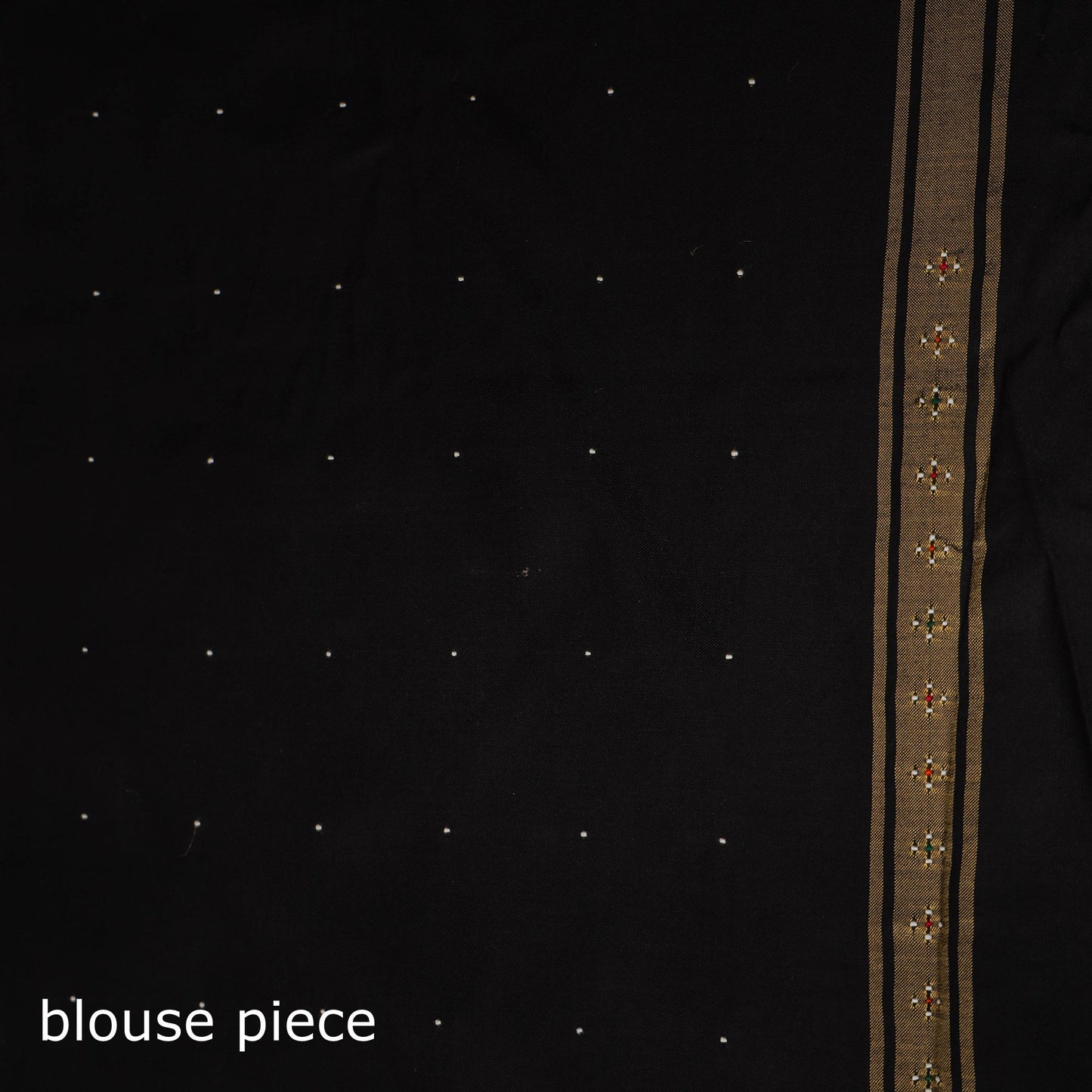 Brown - handloom mulberry silk cotton tangaliya saree 09