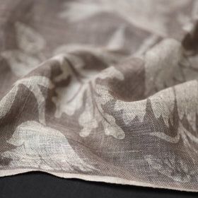 Buy Handloom Block Print  Natural Dyed Linen Bindaas Stole