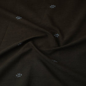 Brown Handloom Organic Kala Cotton Fabric