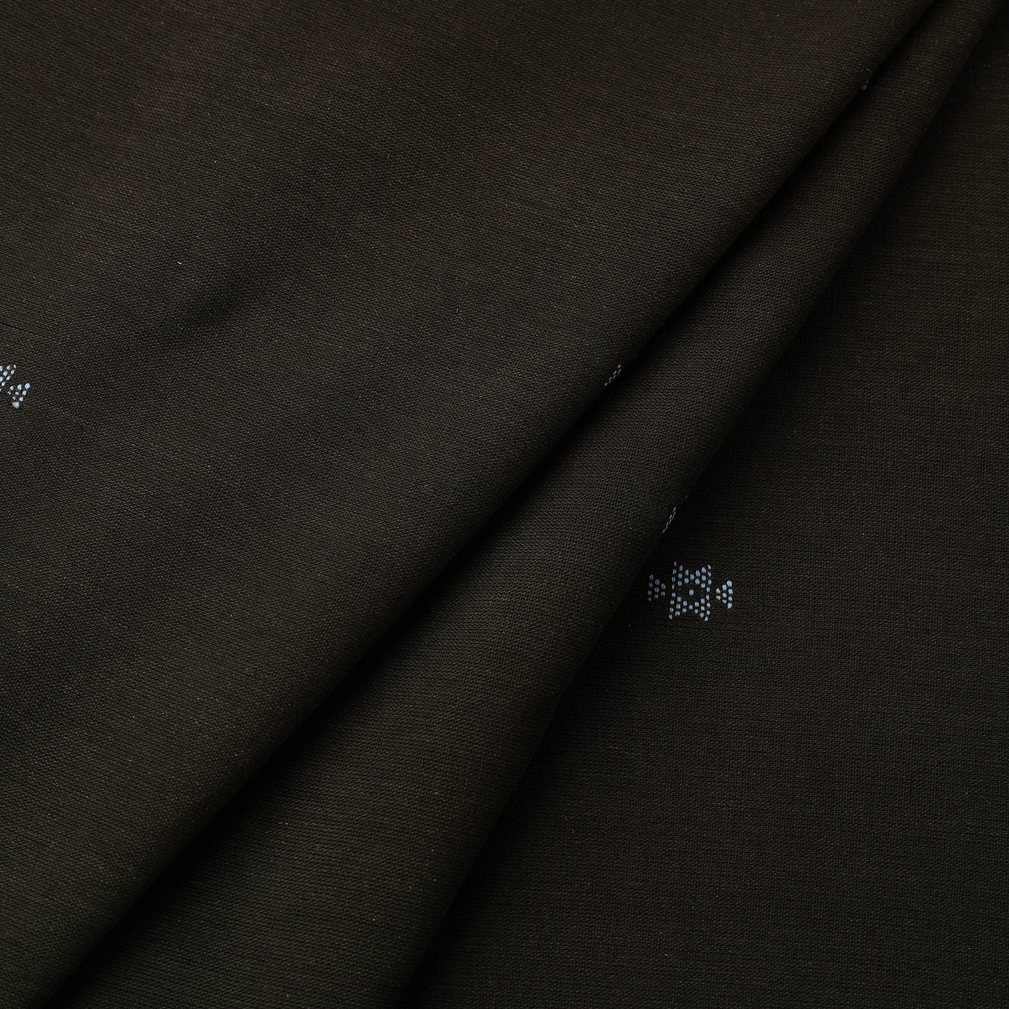 Brown Handloom Organic Kala Cotton Fabric