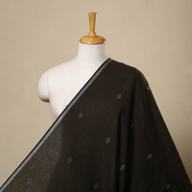 Brown Handloom Organic Kala Cotton Fabric