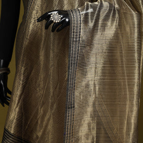 Handloom silk cotton tissue zari stripes maheshwari dupatta