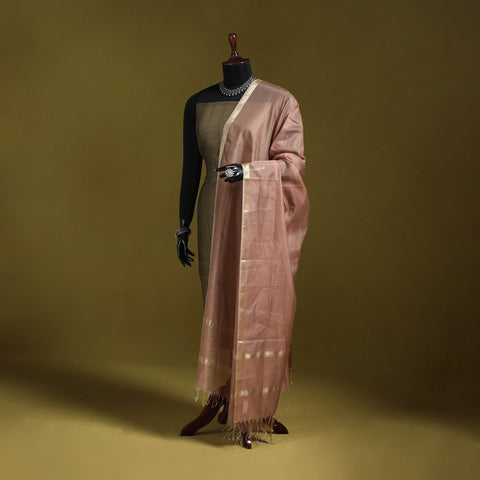Handloom silk cotton zari work maheshwari dupatta 34
