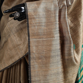 Handloom tussar silk zari border bhagalpuri saree 03