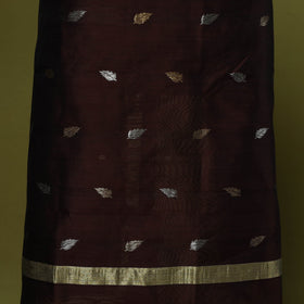 Handloom zari buti chanderi silk 2pc unstitched dress