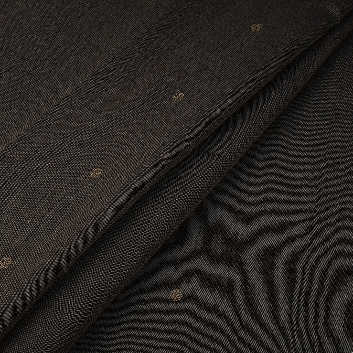 Handloom zari buti mercerised cotton chanderi fabric 01