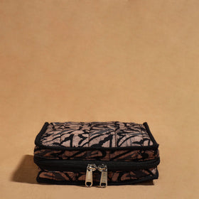 Brown Handmade 4 Pockets Cotton Jewelry Bag 28 