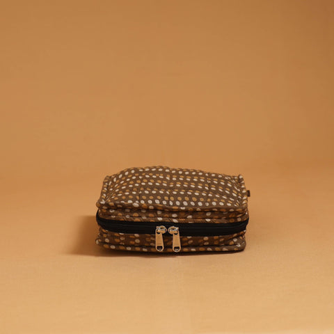 Handmade 4 pockets quilted jewellery bag 26 - handcrafted