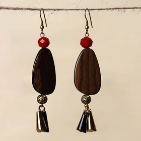 Brown - handmade beaded earrings 169 - handcrafted