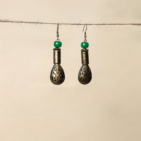 Brown - handmade beaded earrings 42 - handcrafted