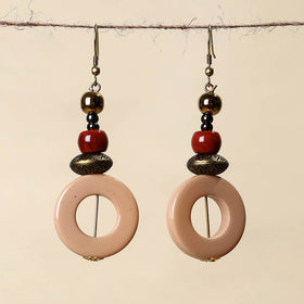 Brown - handmade beaded earrings 64 - handcrafted