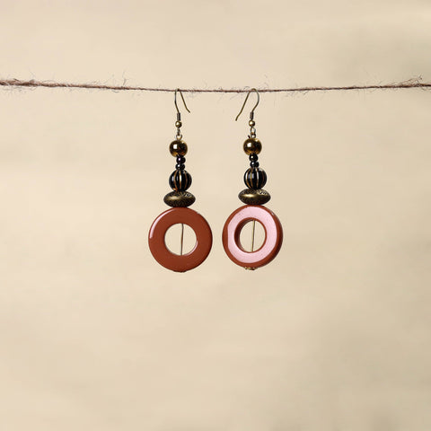 Brown - handmade beaded earrings 65 - handcrafted