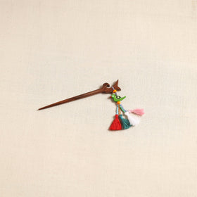 Handmade bird tassel juda stick 01 - handcrafted