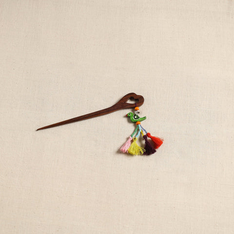 Handmade bird tassel juda stick 05 - handcrafted