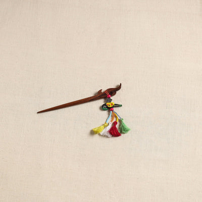 Handmade bird tassel juda stick 09 - handcrafted