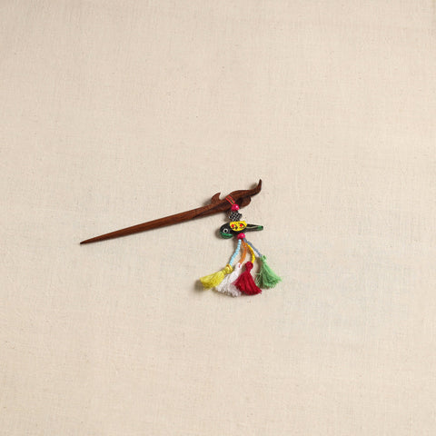 Handmade bird tassel juda stick 09 - handcrafted
