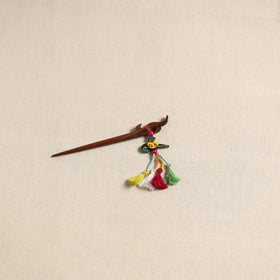 Handmade bird tassel juda stick 09 - handcrafted