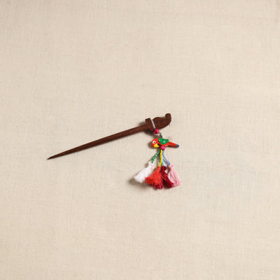 Handmade bird tassel juda stick 10 - handcrafted
