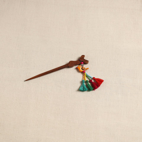 Handmade bird tassel juda stick 11 - handcrafted