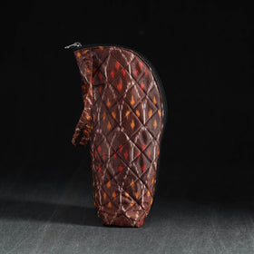 Brown Handmade Cotton 1L Water Bottle Cover