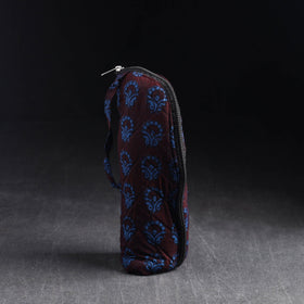 Brown Handmade Cotton 1L Water Bottle Cover