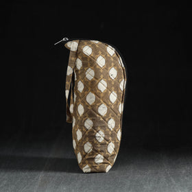 Brown Handmade Cotton 1L Water Bottle Cover