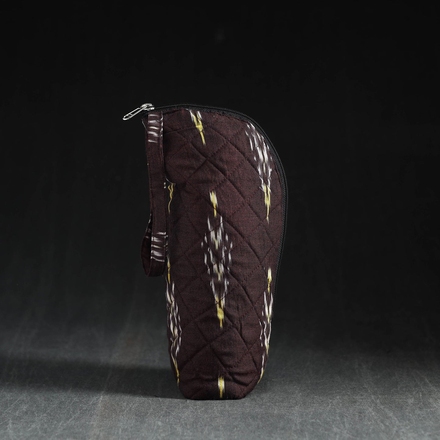 Brown Handmade Cotton 1L Water Bottle Cover