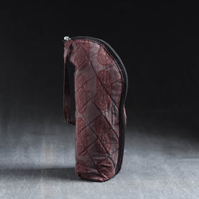 Brown Handmade Cotton 1L Water Bottle Cover