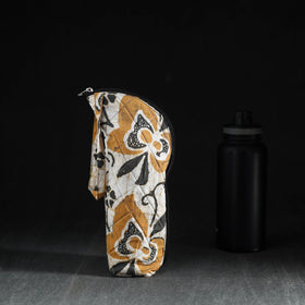 Brown Handmade Cotton 1L Water Bottle Cover