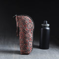 Brown Handmade Cotton 1L Water Bottle Cover