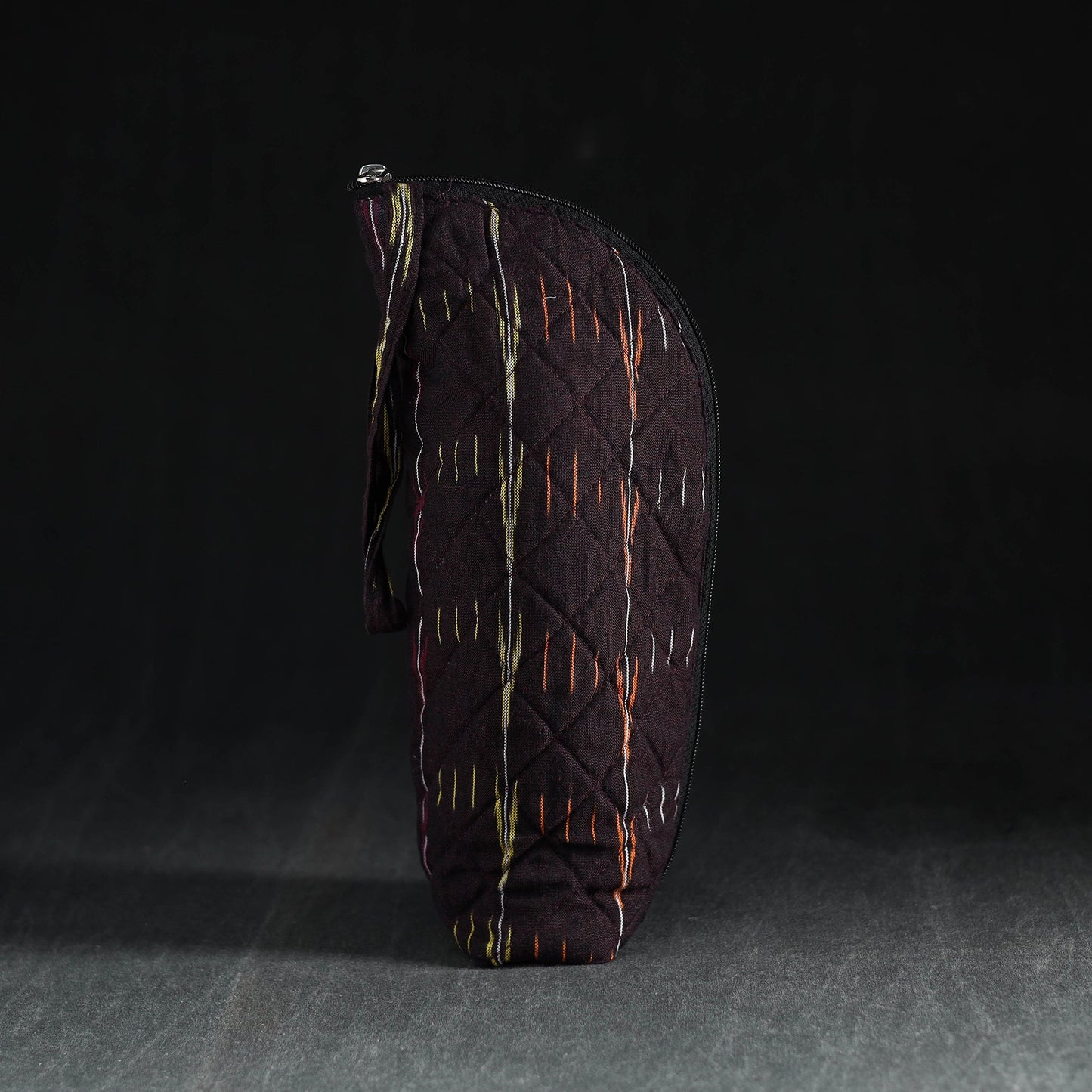 Brown Handmade Cotton 1L Water Bottle Cover