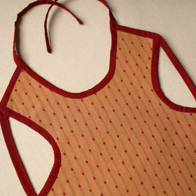 Brown Handmade Cotton Baby Bib