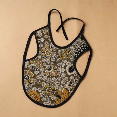 Brown Handmade Cotton Baby Bib