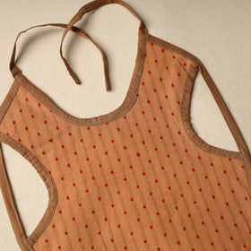 Brown Handmade Cotton Baby Bib